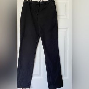 Theory black straight leg pants size 4